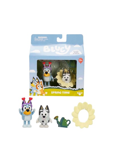 Bluey 2 Li Aksesuarlı Figür Seti Spring Time