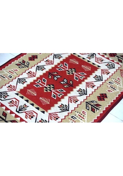 Makine Dokuması Kaliteli Uşak Antik Kilimi, Püsküllü, Her Boyutta (326819515)