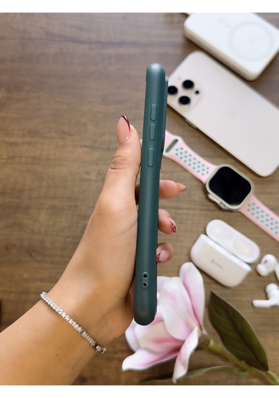 Redmi Note 8 Uyumlu Kamera Korumalı Darbeye Dayanıklı Renk Atmayan Keep Silikon Kılıf Haki