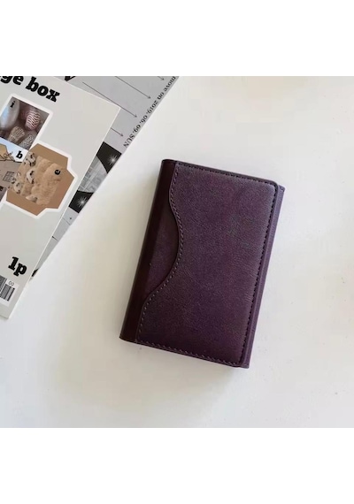 Apple Uyumlu iPhone Xs Magsafe Cüzdan Kartlık Mor