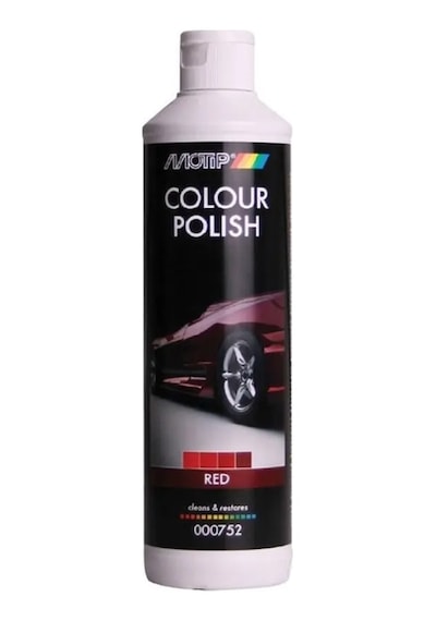 MOTİP RED RENKLİ CİLA BOYA YÜZEY KORUMA CİLASI KIRMIZI CİLA 500ML