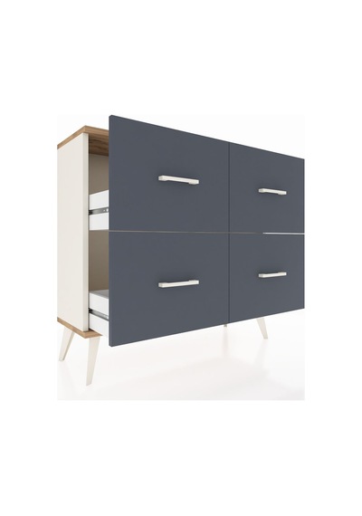 Arges Şifonyer 4 Çekmeceli 88x30x80 Aytaşı-çam/antrasit Çam/antrasit Arges Şifonyer 4 Çekmeceli 88x30x80 Aytaşı-çam/antrasit Çam/antrasit