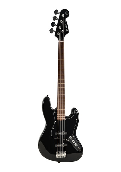 Rodeo B02 Jazz Bass 4 Telli Jb Manyetikli Siyah Elektro Bas Gitar