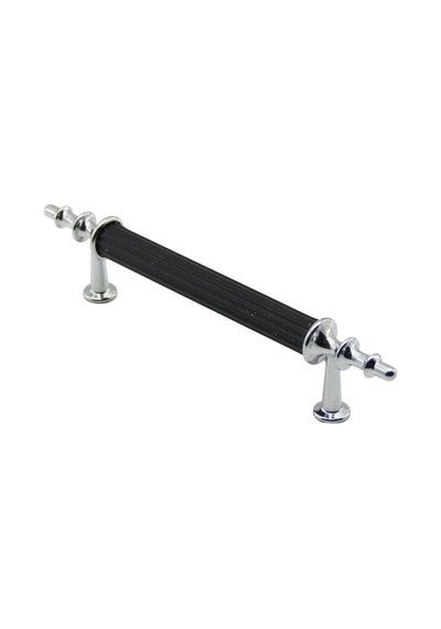 İbico 974 Boru Kulp 9,6 Cm - Krom Yüzük Siyah Kulp- 10'li Paket Diğer