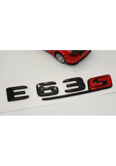 E 63 S Bagaj Parlak Siyah ABS 3M 3D Yazı Logo