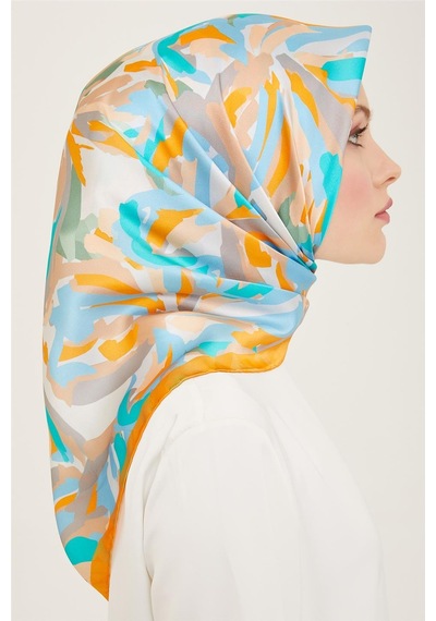 Armine Twill İpek Eşarp 24ya9140 51 - Desenli