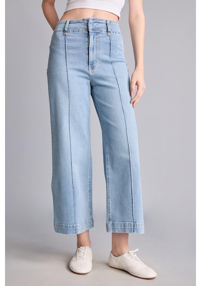 Defacto Culotte Yüksek Bel Pantolon I1913ax26aunm85 İndigo-nm85