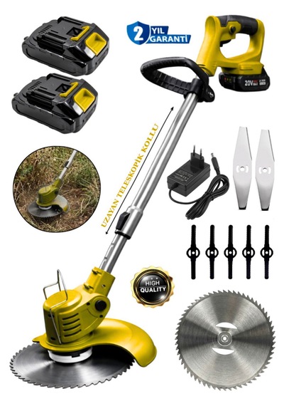 Moonshop TN001 Şarjlı Çim Biçme Makinesi Tırpan