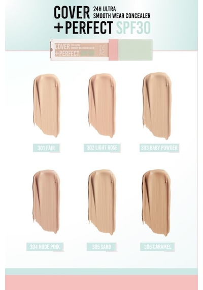 Show By Pastel Cover+Perfect Ultra Kapatıcı SPF30 302 Light