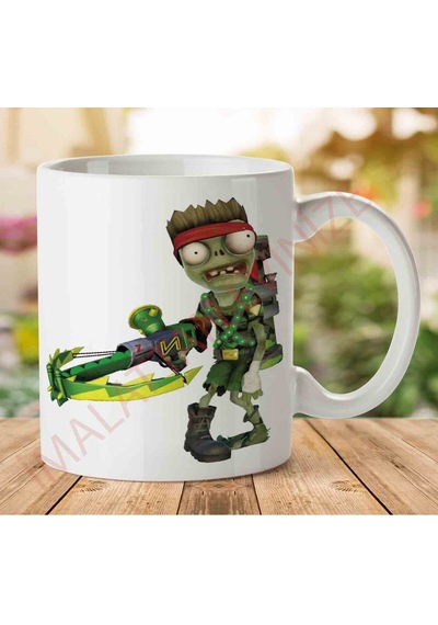 Plants-vs-zombies-garden-warfare-high-quality-png İki Tarafı Baskılı Kupa Bardak.jpg Çok Renkli