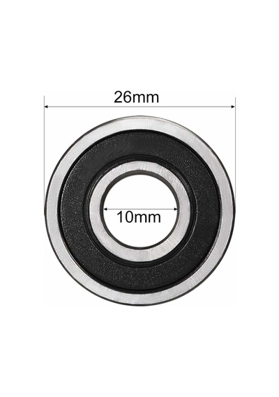 Dünya Magnet 5 Adet 6000 2rs Rulman, Plastik Kapaklı Çok Amaçlı Bilye Rulman, 10x26x8 Ölçülerinde Diğer