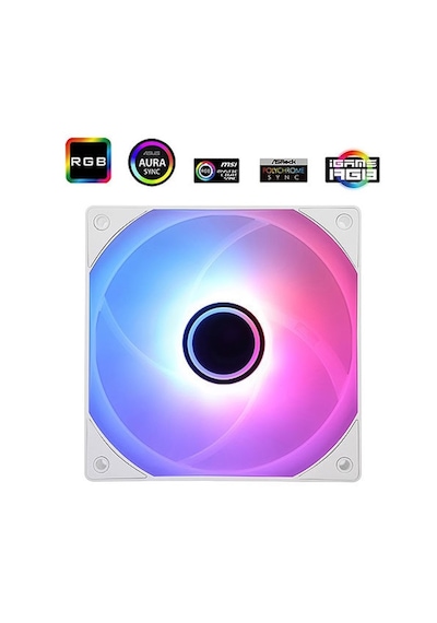 Thermalright Tl-c12w-s V3 Argb 120mm Beyaz Kasa Fanı