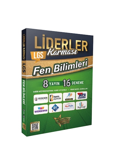 2025 Model 8.sınıf Lgs 8 Yayın Evinden 68 Türkçe, Matematik, Fen, Inkılap Branş Deneme Seti