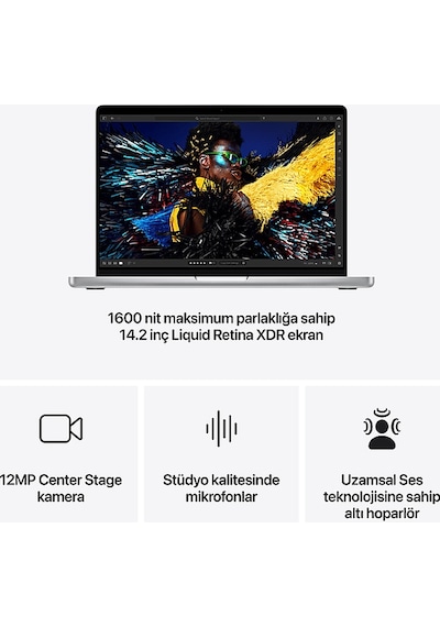 Apple MacBook Pro MX2E3TU/A M4 Pro 24 GB 512 GB SSD 14.2" macOS Sequoia Dizüstü Bilgisayar