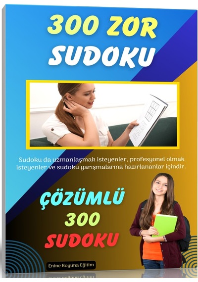 300 Zor Sudoku Kitap Seti 2 Fasikül Set