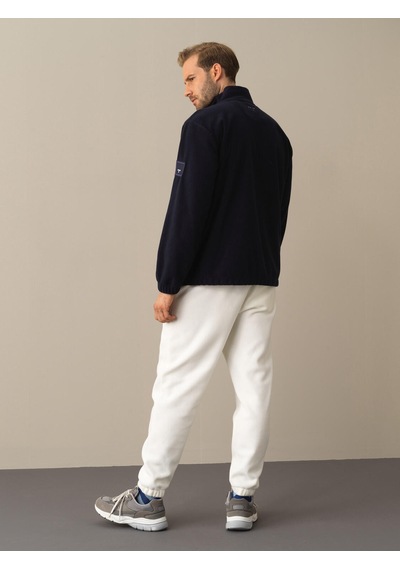 Lacivert Regular Fit Dik Yaka Polar Mont 350152