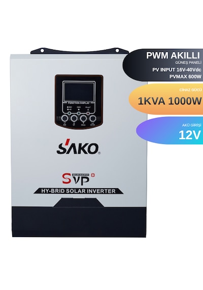 Sako Svp-1kw Tam Sinüs Akıllı 12v 1000w Pwm