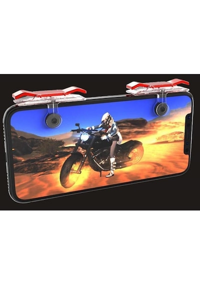 Tüm Telefonlar Için Oyun Adaptörü Pubg Ateş Tetik Düğmesi - Metal