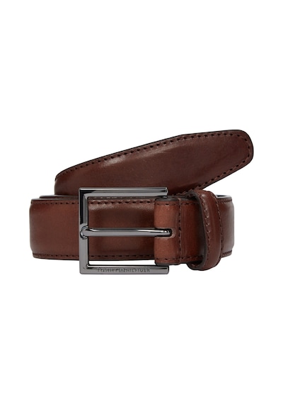 Tommy Hilfiger Hudson Leather 3.0 Erkek Kahverengi Kemer - Am0am13379 Kahverengi
