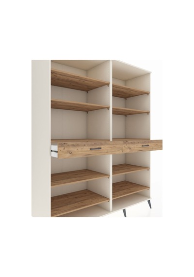 Kronos Gardrop 10 Raflı 2 Çekmeceli 176x59x221 Aytaşı-çam Çam Kronos Gardrop 10 Raflı 2 Çekmeceli 176x59x221 Aytaşı-çam Çam