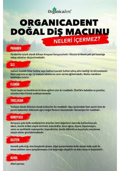 Doğal 3'lü Koruma Diş Macunu