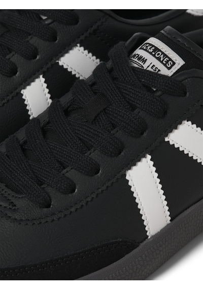 Jack & Jones Jack Jones Erkek Yandan Çizgili Günlük Ayakkabı 12257190 Siyah