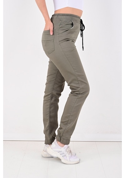 Black Steel Jogger,Bel Ve Paça Lastikli Bayan Pantolon-Byn-1000 (543993463)