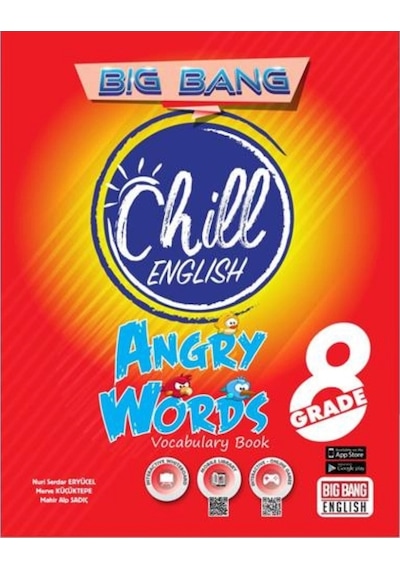 Lgs 8. Grade Big Bang Chill English Angry Words Vocabulary Book