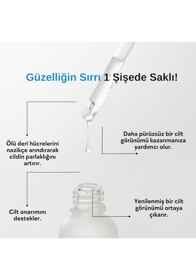 Aclind Aha No:2 Yenileyici Peeling Serumu - Glikolik Asit İçerikli Leke Karşıtı Ve Arındırıcı 30 Ml