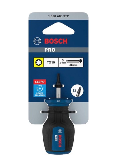 Bosch Pro Tx10x25 Mm Avuç İçi Torx Tornavida 1600a039tp