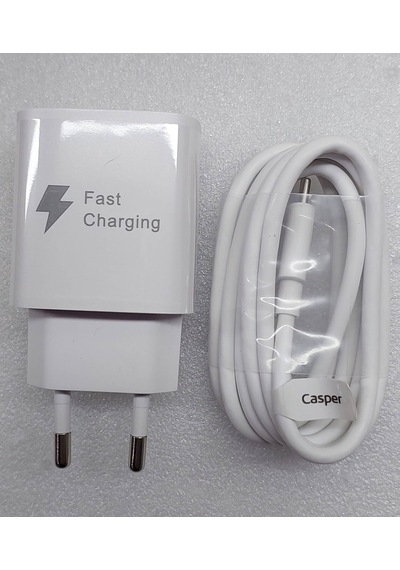 Casper X40 Telefon Şarj Cihazı  Type C 33w Süper Hızlı Renk - Beyaz