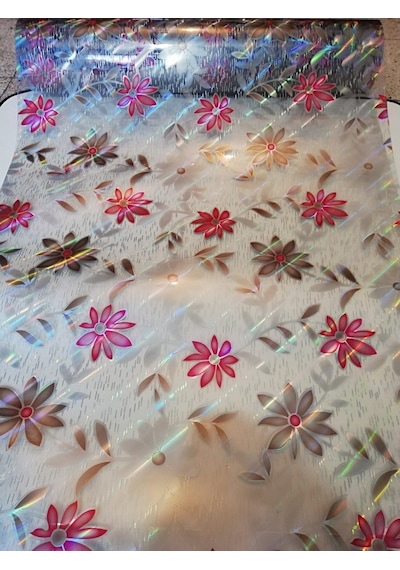 Şeffaf Masa Örtüsü 1,7 Mm 80 Cm X 150 Cm Kalın Desenli Pvc Kayma (536994250)-Şeffaf-150 X 80
