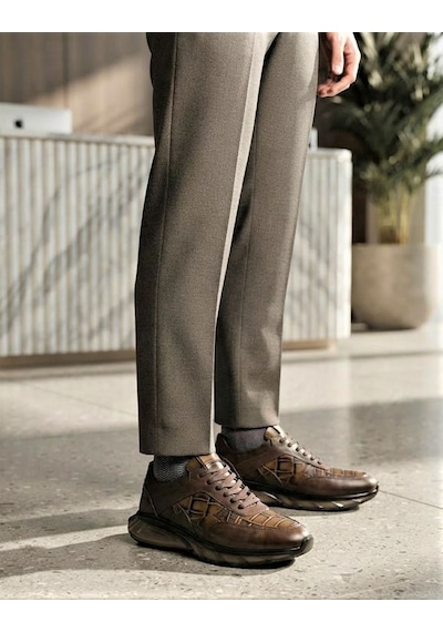 Brown Stance Erkek Spor Ayakkabı Kahverengi