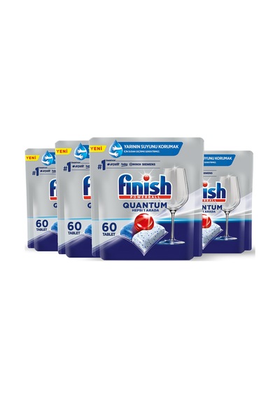 Finish Quantum Bulaşık Makinesi Deterjanı 4 x 60 Tablet Finish Quantum Bulaşık Makinesi Deterjanı 4 x 60 Tablet