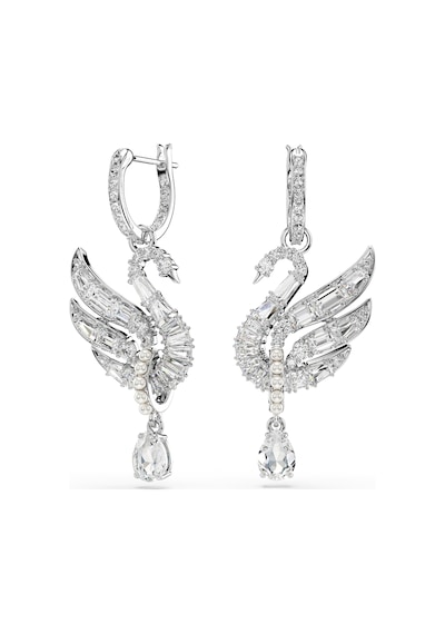 5723388 Swarovski Küpe Swan:pe Whı/rhs Metalik