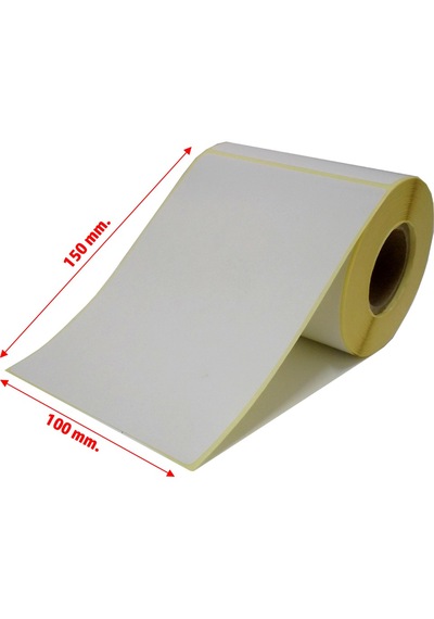 Aimo 100x150 Termal Etiket 3000 Adet 12 Rulo 250 Etiket 1