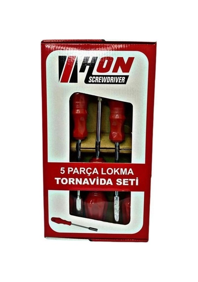 Hubrendy Çer 5 Adet Lokma Anahtar Tornavida 6/7/8/10/13/mm Metal Altıgen