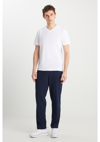 AC&Co / Altınyıldız Classics Erkek Lacı Beyaz Pamuklu Rahat V Yaka Beli Lastikli Cepli Pijama Takımı Lacı Beyaz Lacivert - Beyaz AC&Co / Altınyıldız Classics Erkek Lacı Beyaz Pamuklu Rahat V Yaka Beli Lastikli Cepli Pijama Takımı Lacı Beyaz Lacivert - Beyaz