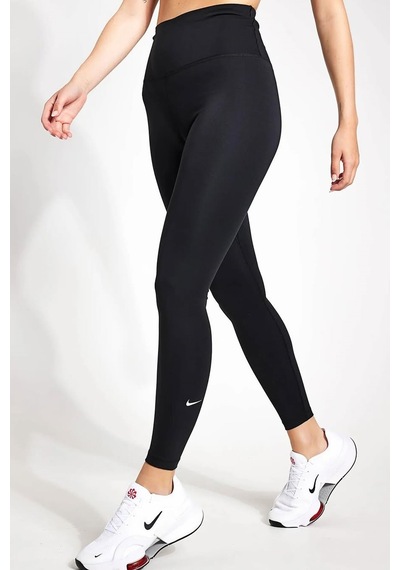Nike One High Rise Leggings Full Length 2 Cepli Yüksek Belli Toparlayıcı Tayt Siyah Siyah