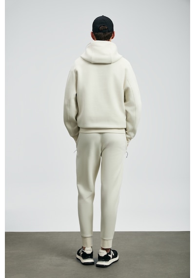 Lufian Road Erkek Sweatshirt Kırık Beyaz Kırık Beyaz 112030180100510 Beyaz