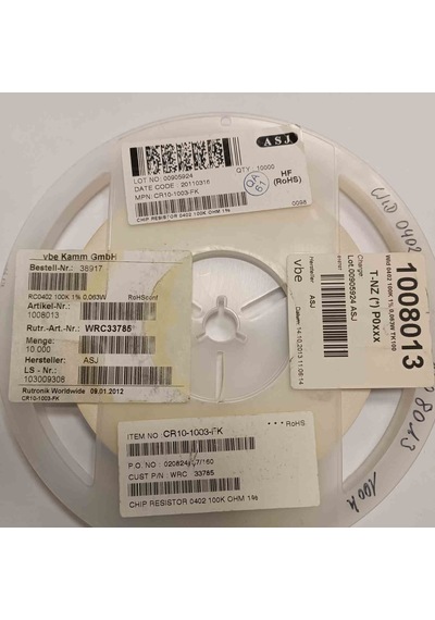 Cr10-1003-fk 100k 402 Asj Smd Direnç 750 Adet