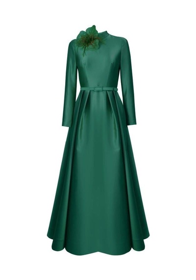 Senna Grace Dress Zümrüt Zümrüt