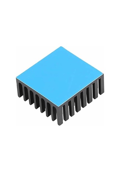 25mmx25mmx10mm Alüminyum Soğutucu Pasif Isı Emici Radyatör Peltier Led Elektronik Devre Entegre Vga