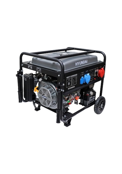 Hyundai HHY12000ED Dual Power  10Kw 220V/380V Marşlı 27l Bakır Sargı Jeneratör