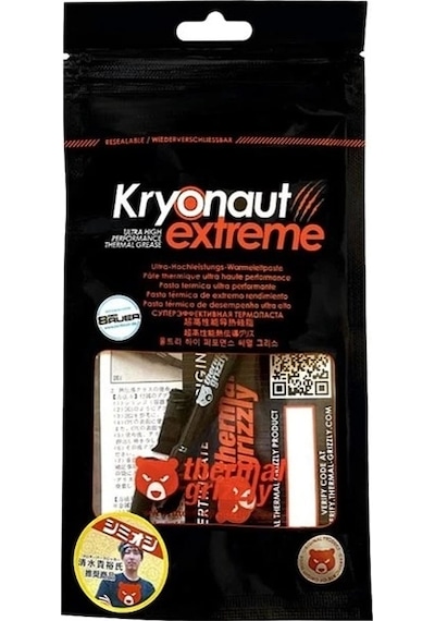 Thermal Grizzly Kryonaut Extreme 2gr 14.2w Multilingual Vpe 50 Yüksek Performanslı Termal Macun
