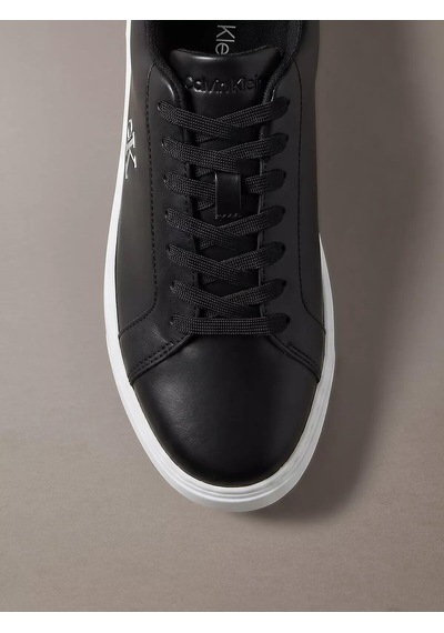 Calvin Klein Classıc Cupsole Lace, Beh Siyah Erkek Spor Ayakkabı