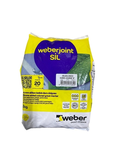 Weber Joint Sil 415 Gri Derz Dou 2 Kg