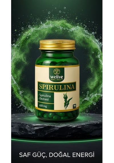 Welıve Spirülina Capsul 90 Kapsül