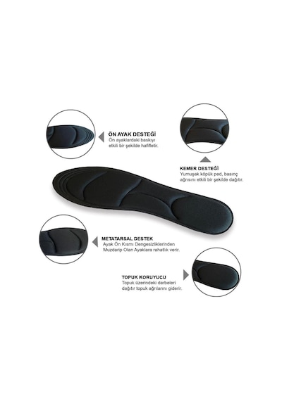 Active Team BC03 Memory Foam, Rahat, Darbe Emici Yumuşak İç Tabanlık