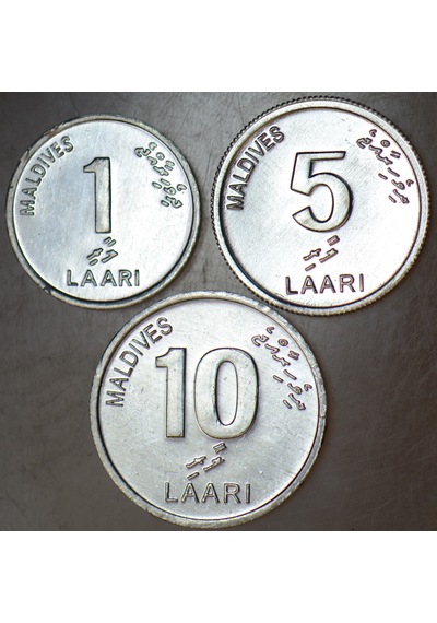 Maldivler 1-5-10 Laari 2012 Çil Set.